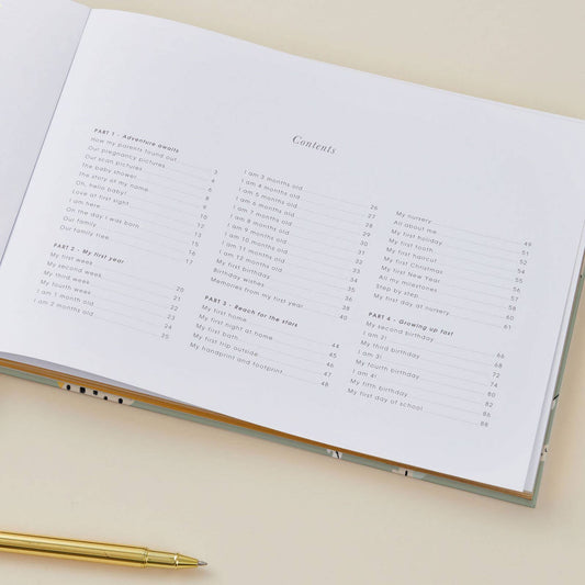 Baby Memory Book - Little One - Dino