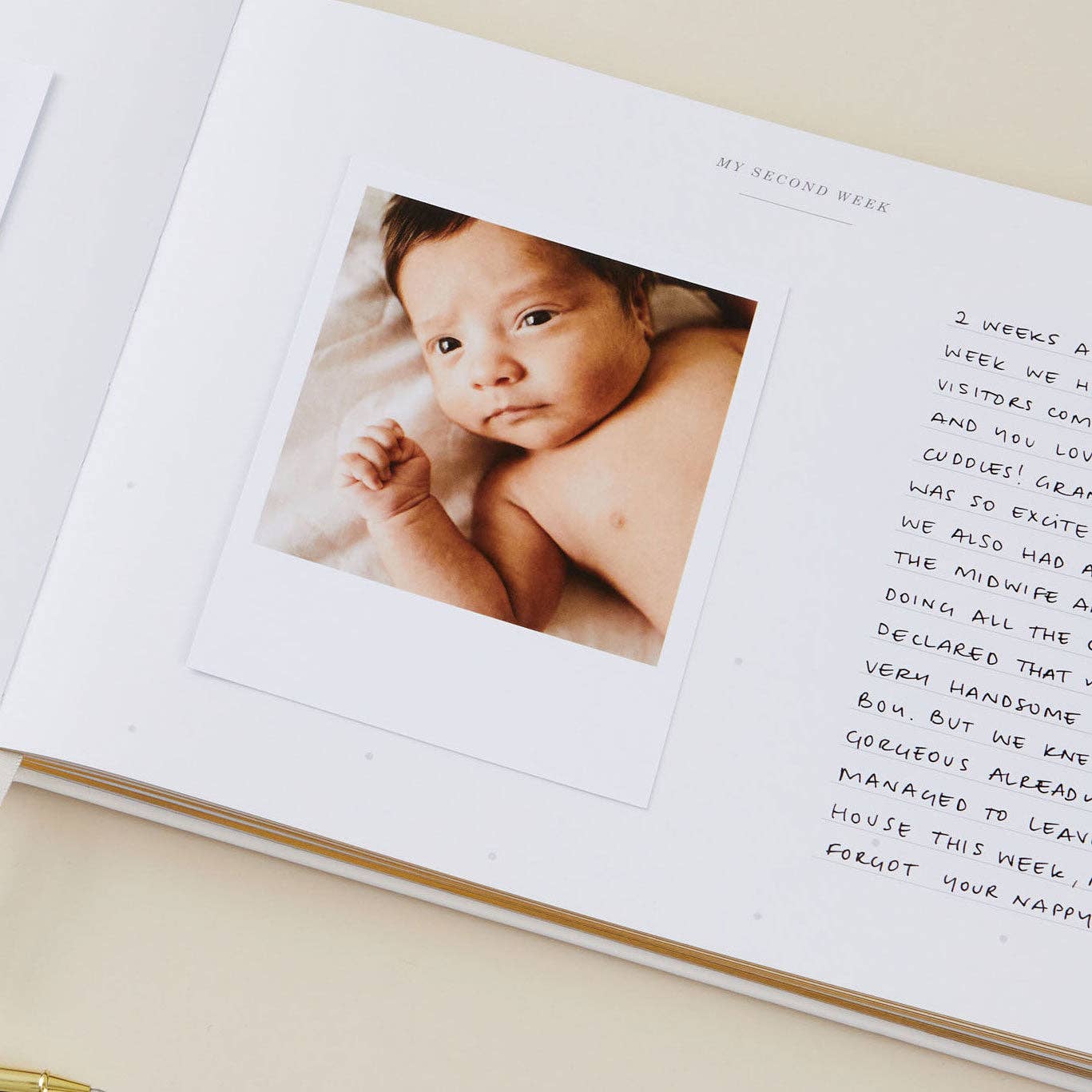 Baby Memory Book - Safari (Cloth) - new parents keepsake