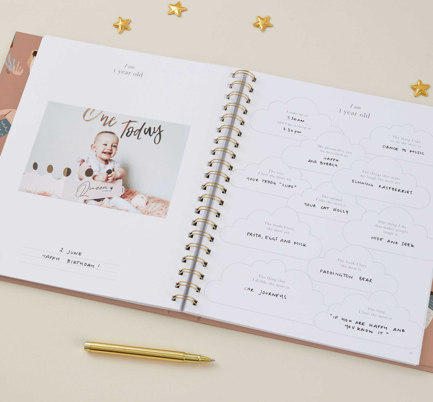 My Baby Book - Mermaids - luxury keepsake memory gift book