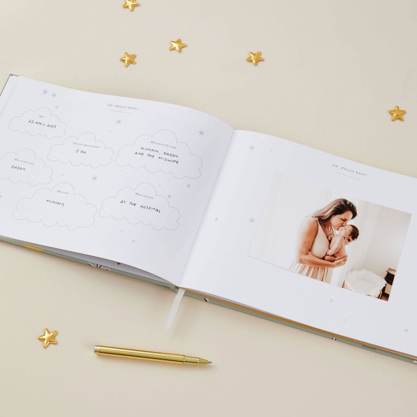 Baby Memory Book - Little One - Dino