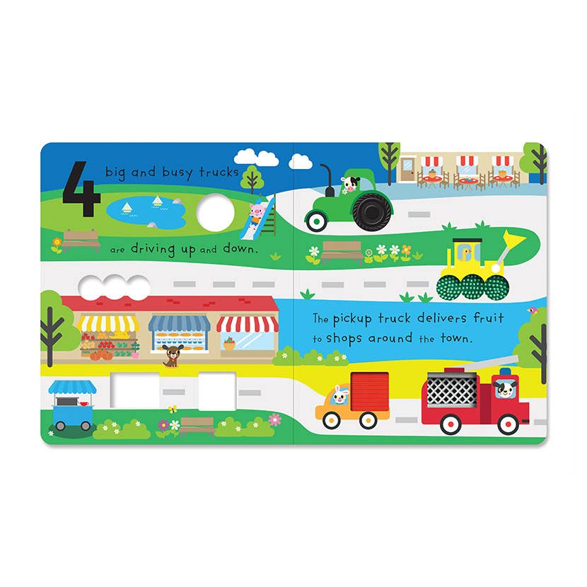 Touch and Explore 5 Big and Busy Trucks